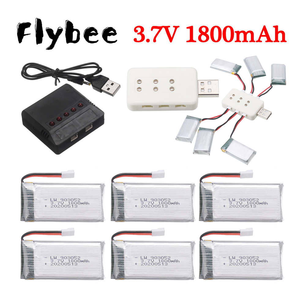 3.7V 1800mAh lipo Battery/char - огляд і ціна Drone Battery Charger