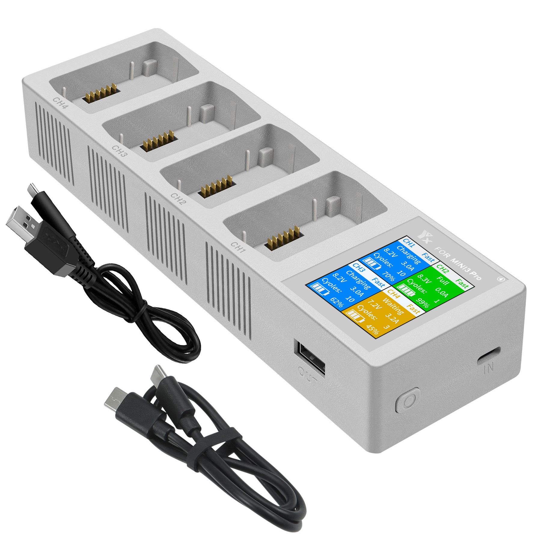 4in1 3in1 Battery Charging Hub - огляд і ціна Drone Charging Hub