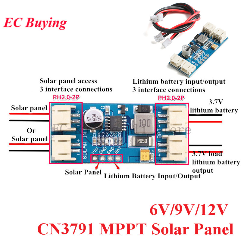 CN3791 MPPT Solar Panel 6V/9V/ - огляд і ціна Drone Solar Charger