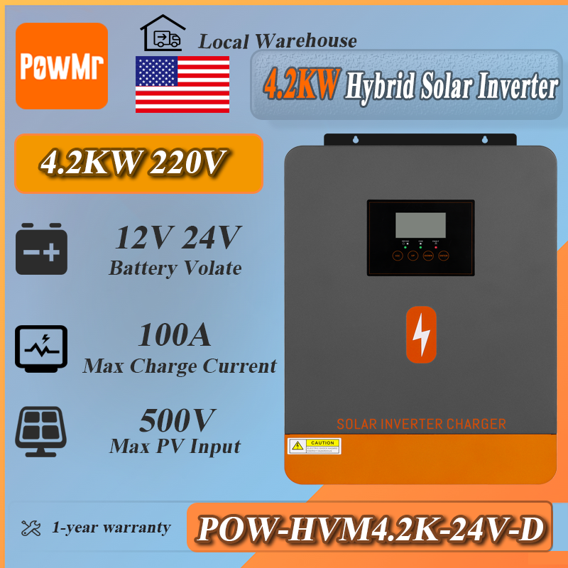 PowMr 4.2KW Off Grid Inverter  - огляд і ціна Drone Solar Charger
