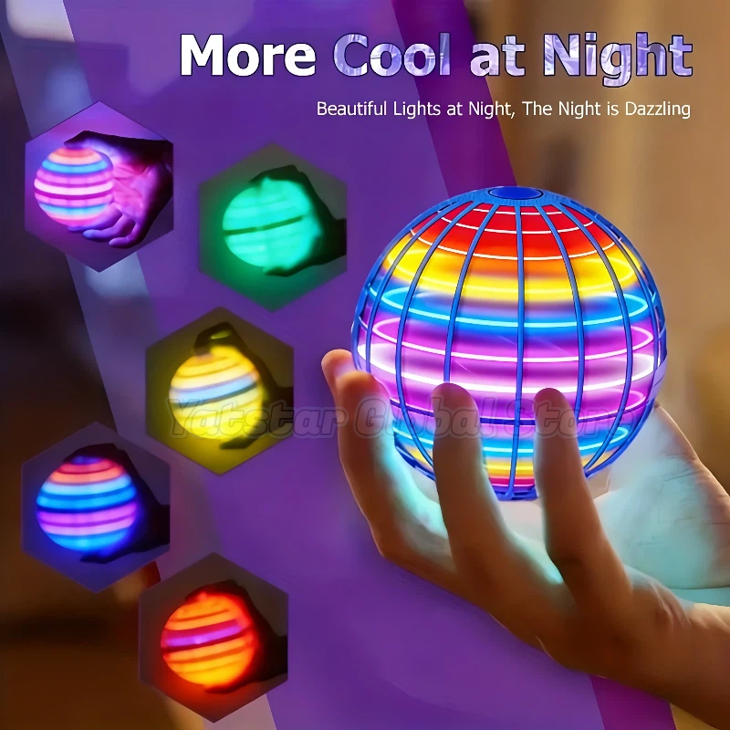 LED Light Up Flying Orb Boomer - огляд і ціна Drone Beacon Light