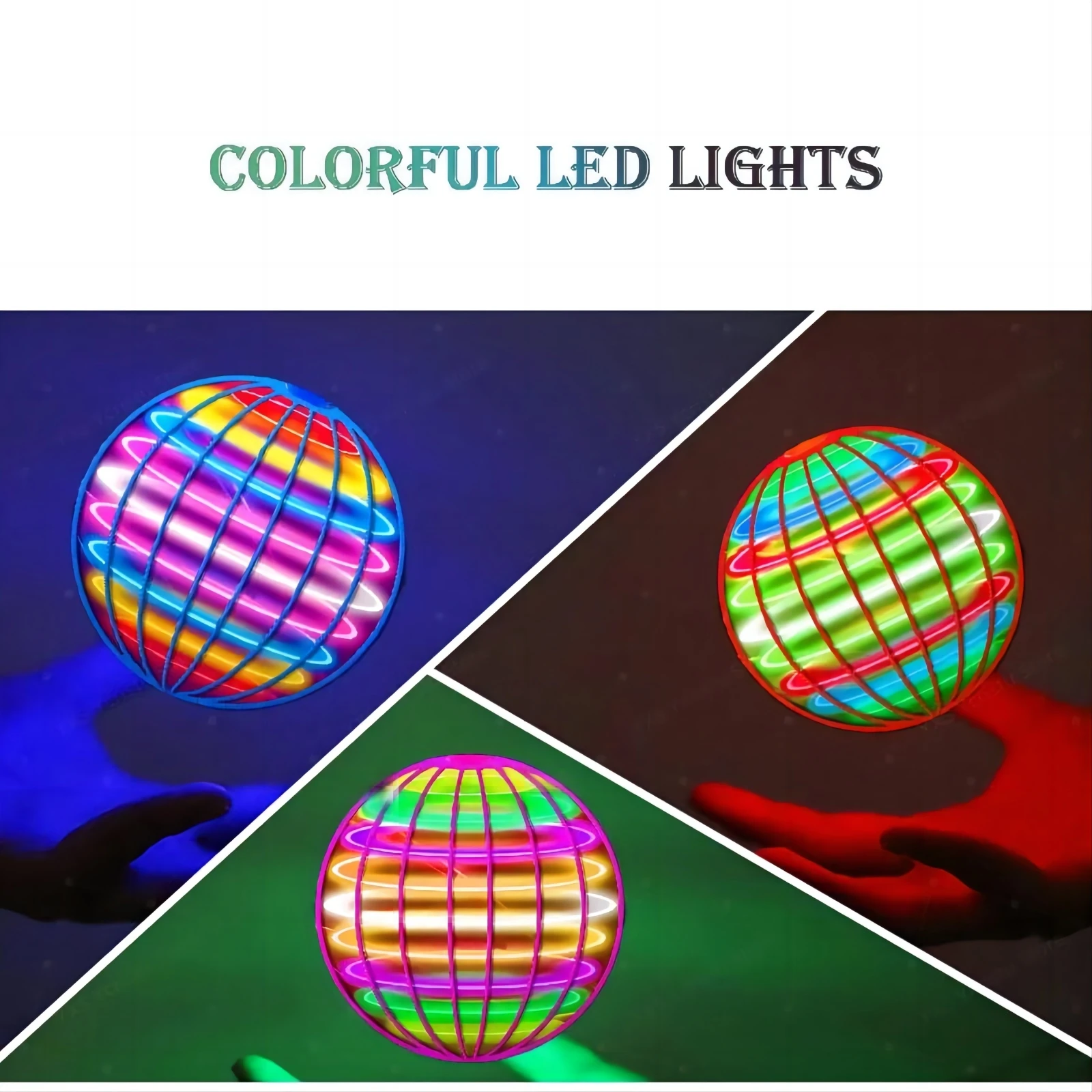 LED Light Up Flying Orb Boomer - огляд і ціна Drone Beacon Light