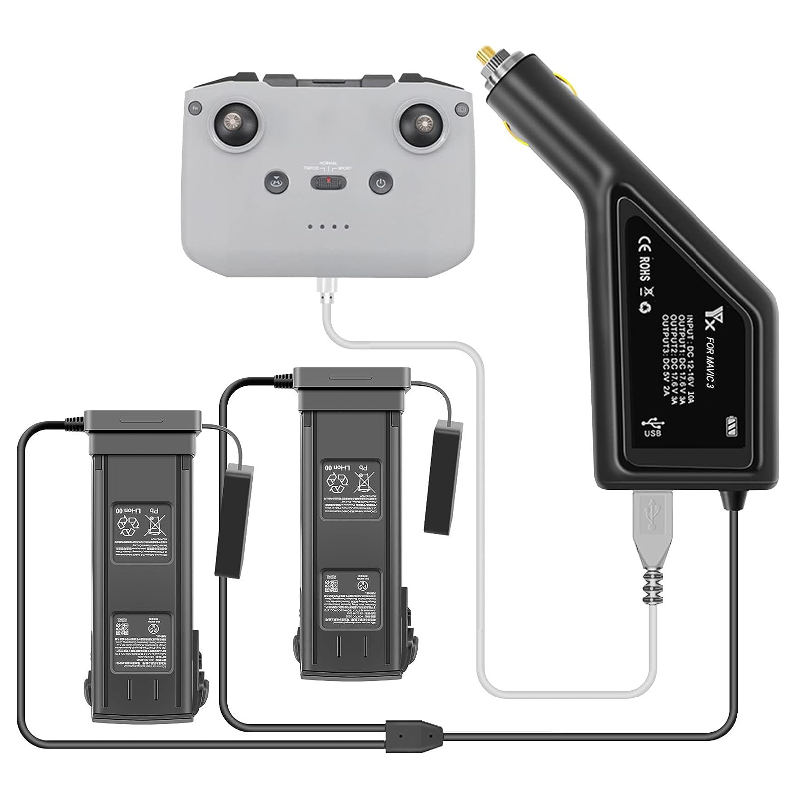 For DJI Mavic 3 Intelligent Ba - огляд і ціна Drone Charging Hub