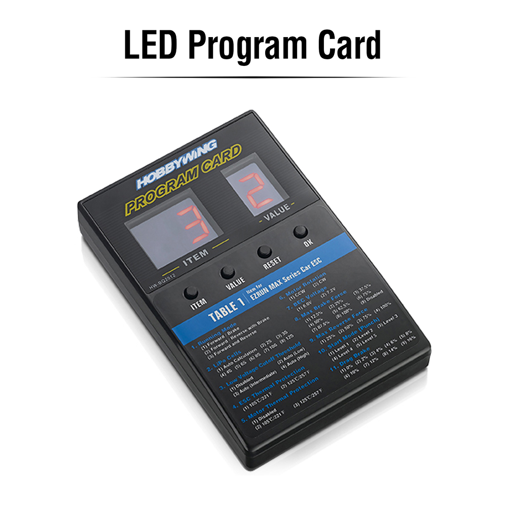 HOBBYWING Program Card LCD/LED - огляд і ціна Drone Beacon Light
