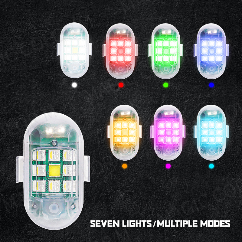 2PCS Wireless LED Strobe Light - огляд і ціна Drone Strobe Light