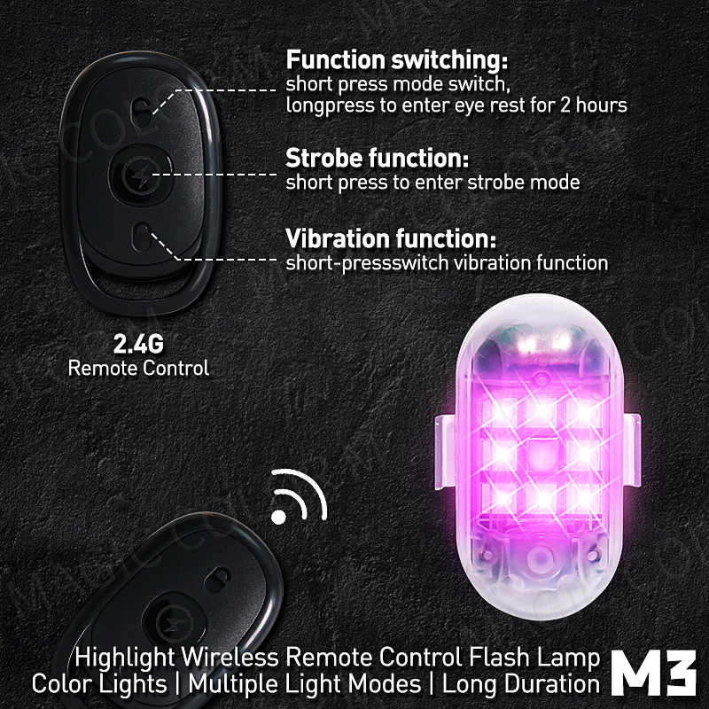 2PCS Wireless LED Strobe Light - огляд і ціна Drone Strobe Light