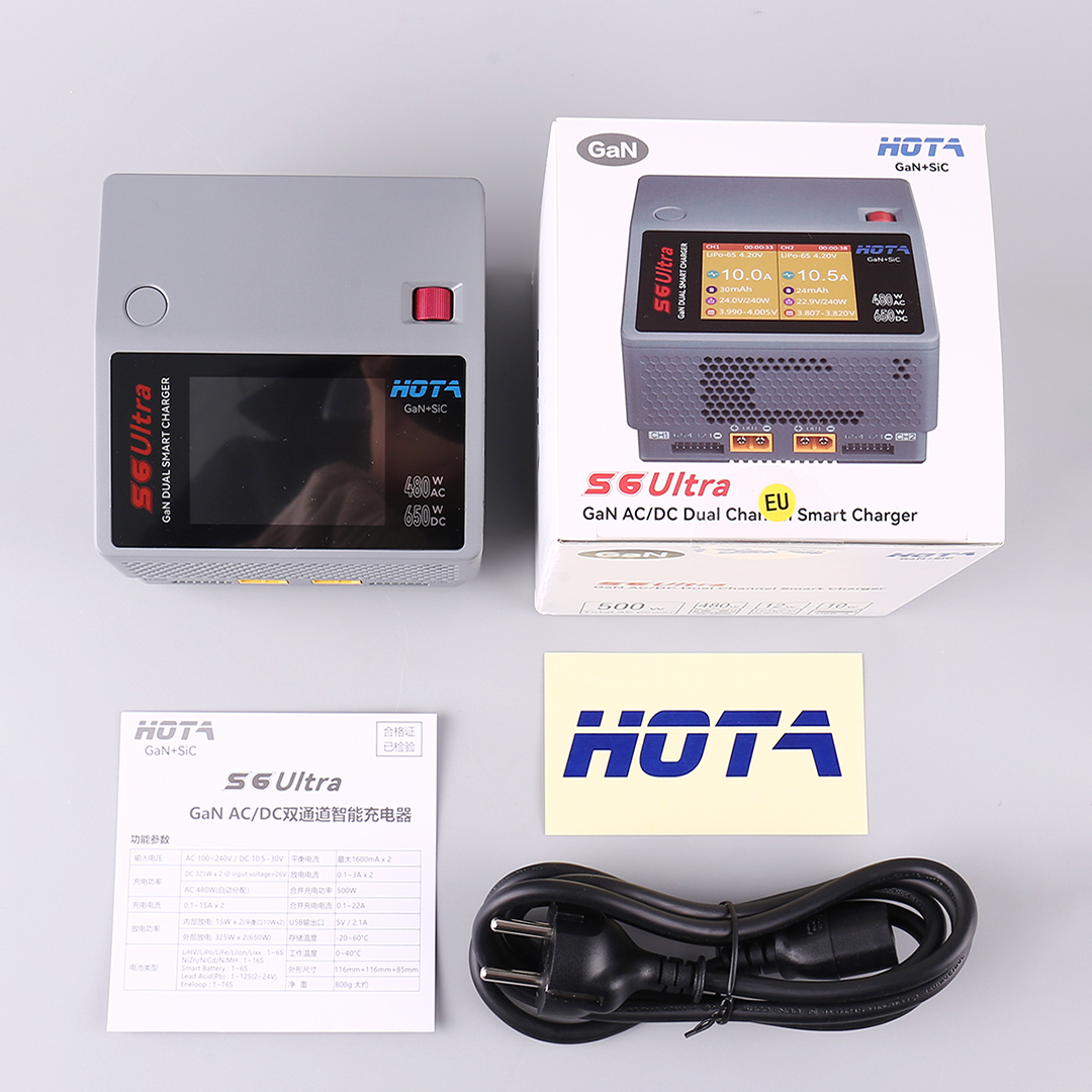 HOTA S6 Ultra Gallium Nitride  - огляд і ціна Drone Battery Charger