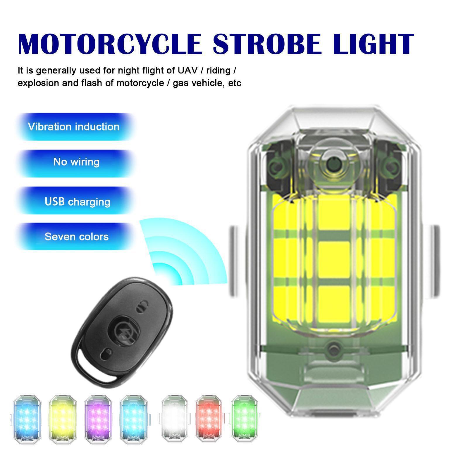 1/2/4Pc Remote Motorcycle Ligh - огляд і ціна Drone Beacon Light