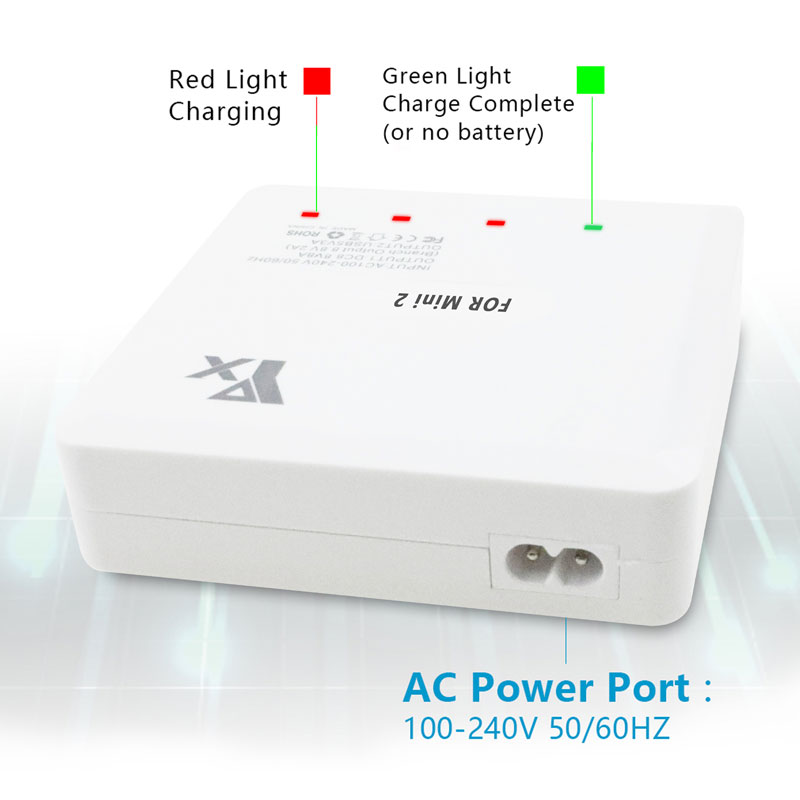 YX 6IN1 Fast Smart Battery Cha - огляд і ціна Drone Charging Hub