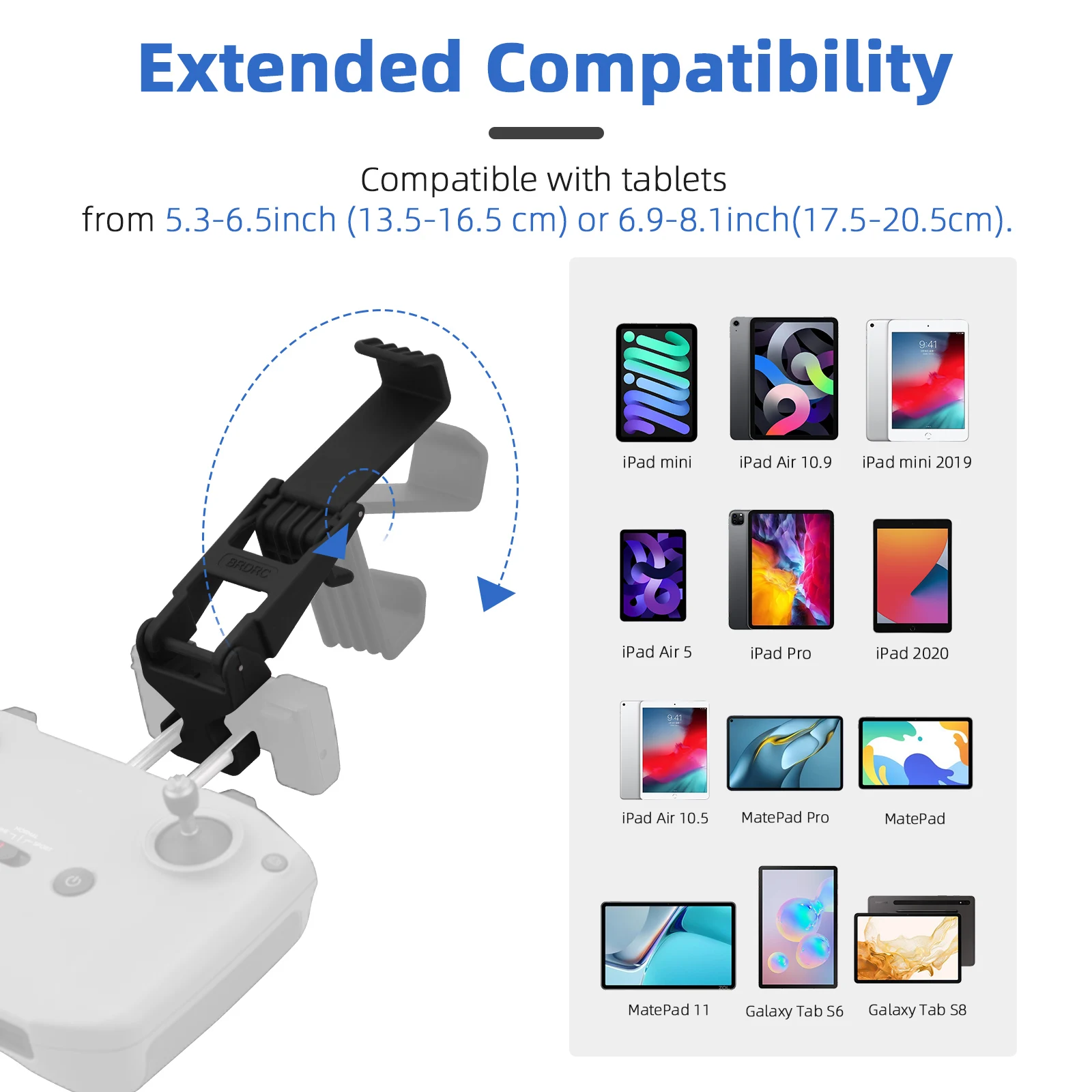 Tablet Extended Bracket Mount  - огляд і ціна Drone Tablet Mount