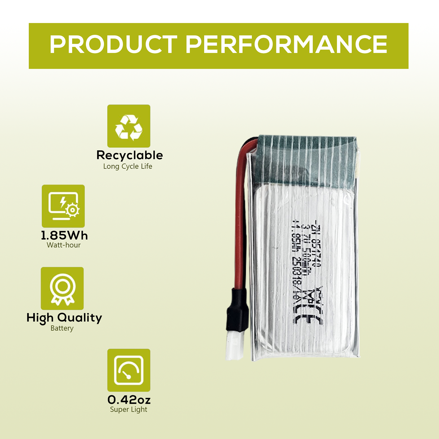 5Pcs 3.7V 500mAh LiPo Batterie - огляд і ціна Drone Battery Charger
