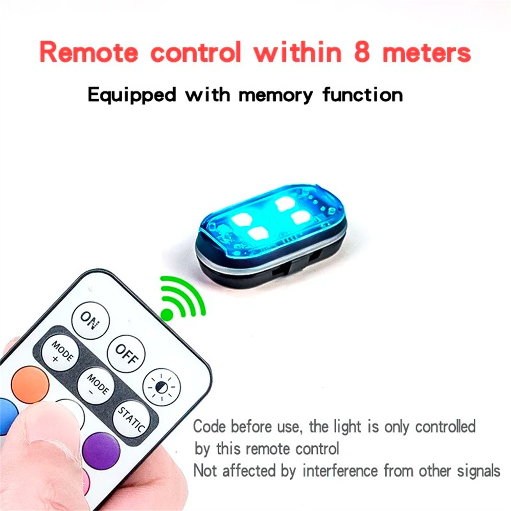 2/4/6pcs Wireless Remote Contr - огляд і ціна Drone Strobe Light