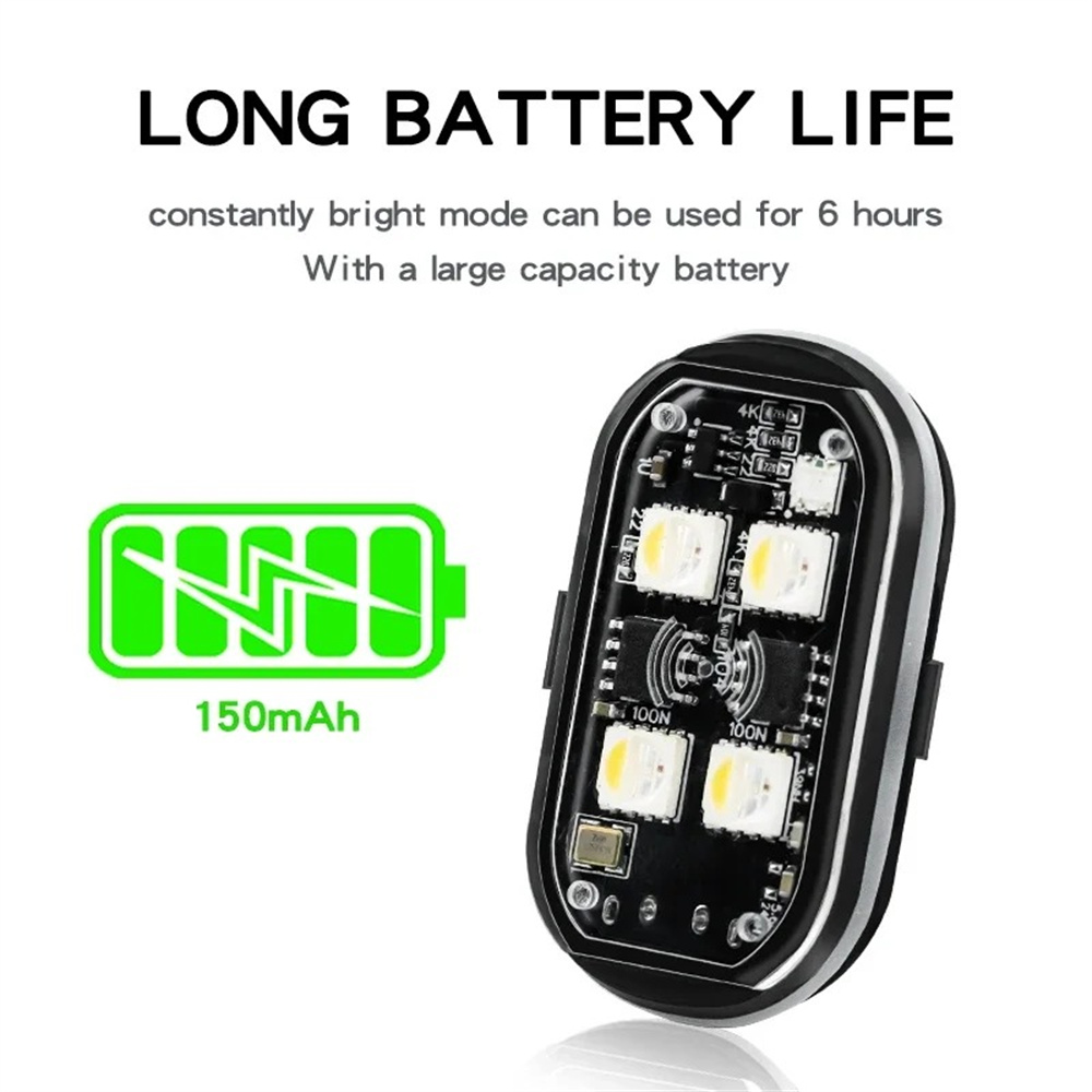 2/4/6pcs Wireless Remote Contr - огляд і ціна Drone Strobe Light